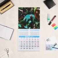 Календарь перекидной на скрепке "Символ года - 1" 2025 год, 12 листов, 29х29 см Календарь перекидной на скрепке "Символ года - 1" 2025 год, 12 листов, 29х29 см