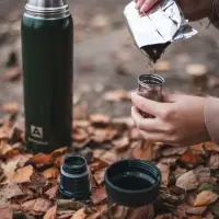 Термос &laquo;Арктика 900&raquo; с ситечком, зеленый