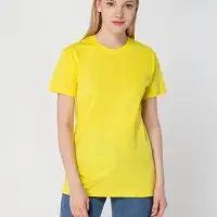 Футболка унисекс T-bolka 160, желтая, размер 4XL