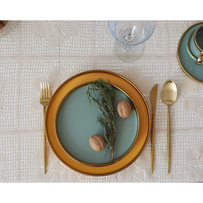 Скатерть Этель "Ажур" 130х180&plusmn;5 см, 100% п/э