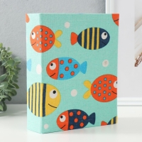 Фотоальбом на 200 фото 10х15 см "Довольные рыбки" текстиль 5,3х17х21,8 см Фотоальбом на 200 фото 10х15 см "Довольные рыбки" текстиль 5,3х17х21,8 см