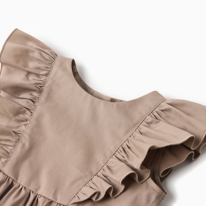 Платье для девочки MINAKU, цвет бежевый, рост 104 см Платье для девочки MINAKU, цвет бежевый, рост 104 см