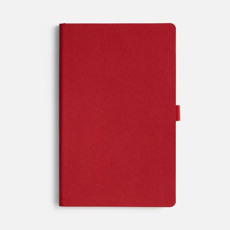 Ежедневник Lungo, недатированный, красный