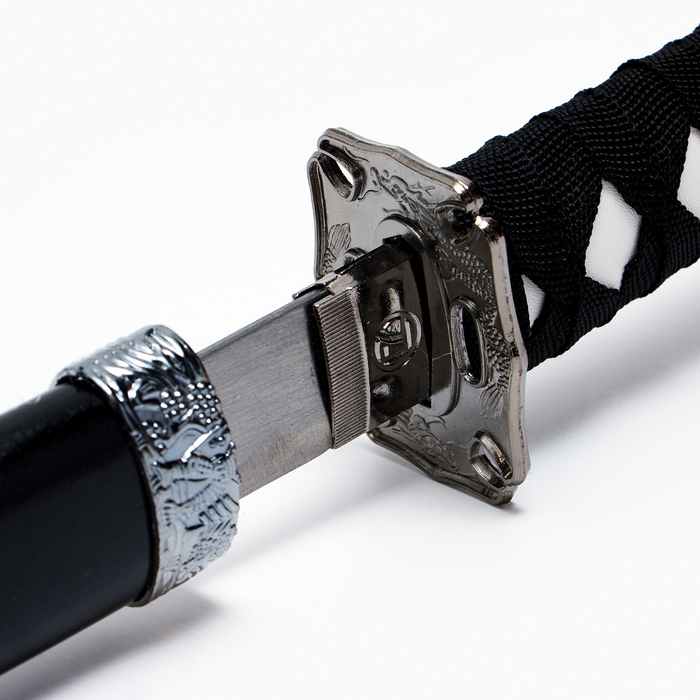 Сувенирное оружие Сувенирное оружие "Катана Нао" 77см, чёрный глянец, на подставке