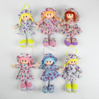 Мягкая кукла &laquo;Маша&raquo;, платье в цветочек, цвета МИКС