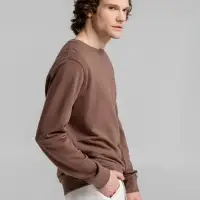 Свитшот унисекс BNC Inspire (Organic), коричневый (мокко), размер XS