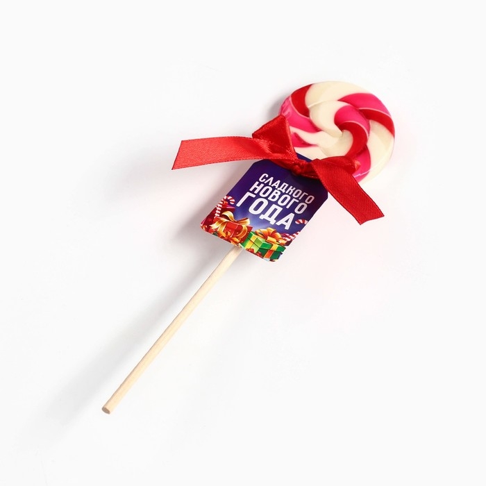 Новый год! Леденец на палочке, со вкусом клубники &laquo;Сладкого нового года&raquo;, 15 г