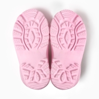 Сапоги детские из ЭВА с комбинированным верхом (камешки +розовый, 35)