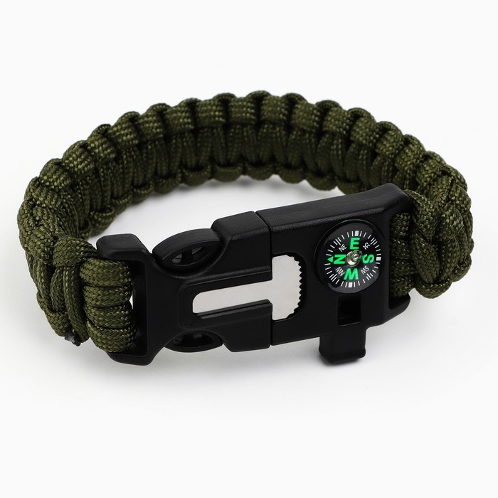 Браслет для выживания «Сильный духом», 26 х 2,5 см. Браслет для выживания «Сильный духом», 26 х 2,5 см.