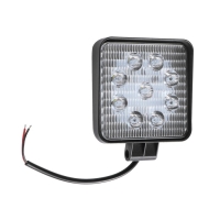 Фара противотуманная GE-WSQ009S (SL30) "OFF - Road", 9 диодов, 27 Вт, направленный свет, алюминиевый корпус, пылевлагозащищенный, 105х28х125 мм, 12/24 В