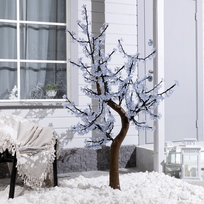 Светодиодное дерево «Сакура» 1.8 м, 768 LED, постоянное свечение, 220 В, свечение белое Светодиодное дерево «Сакура» 1.8 м, 768 LED, постоянное свечение, 220 В, свечение белое