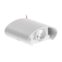 Светильник фасадный «Полусфера», FSD-074, 2 Вт, 4000К, 1 луч, IP65, 220 В, пластик, белый Светильник фасадный «Полусфера», FSD-074, 2 Вт, 4000К, 1 луч, IP65, 220 В, пластик, белый