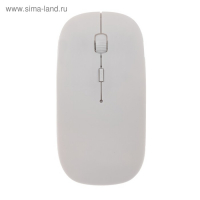 Мышь LuazON MB-1.0, беспроводная, оптическая, 1600 dpi, USB, белая