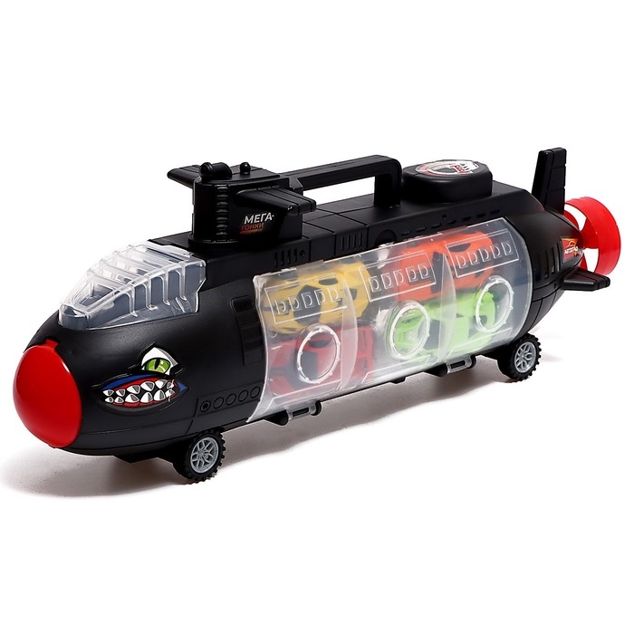 Подводная лодка «Субмарина-перевозчик», с машинками Подводная лодка «Субмарина-перевозчик», с машинками