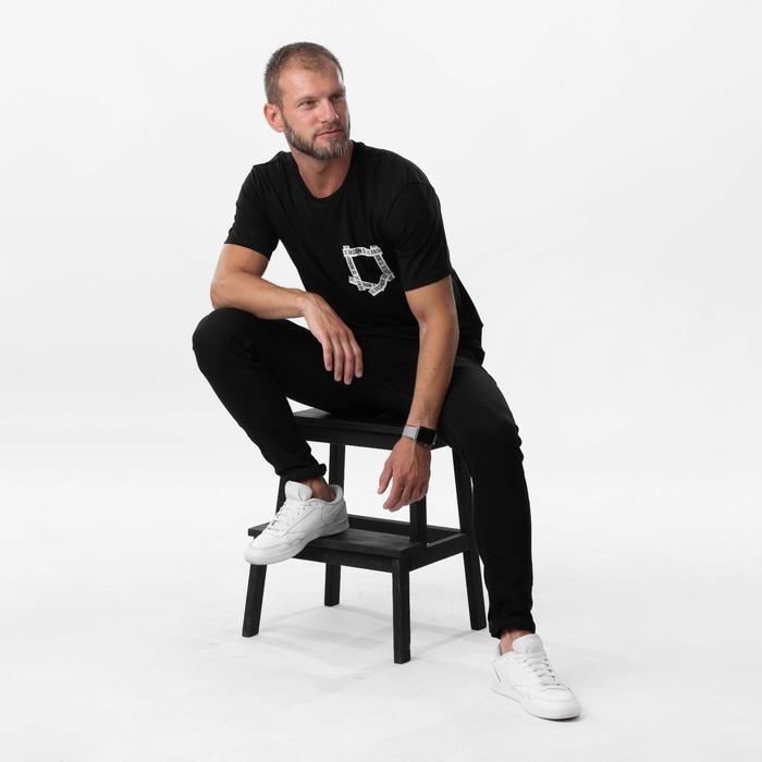 Футболка SL Fashion, 46, чёрный Футболка SL Fashion, 46, чёрный