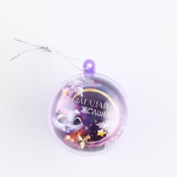 Новогодний шар ёлочный &laquo;Загадай желание&raquo;, на Новый год, d = 6 см