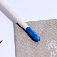 Ложка чайная с росписью «Гжель», 14,7×3,5 см, микс Ложка чайная с росписью «Гжель», 14,7×3,5 см, микс