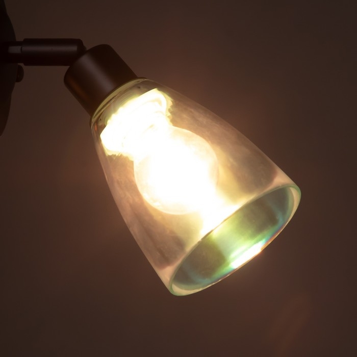 Плафон Аиша 1хЕ14 перламутровый 9х9х10,5см Плафон Аиша 1хЕ14 перламутровый 9х9х10,5см