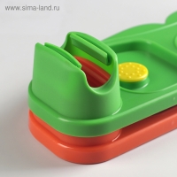 Держатель для швабр, 30×10×5 см, на липучке, с крючком, цвет МИКС Держатель для швабр, 30×10×5 см, на липучке, с крючком, цвет МИКС