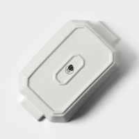 Форма для выпечки из жаропрочной керамики BellaTenero, 1000 мл, 25,6&times;14,9&times;6,2 см, цвет белый