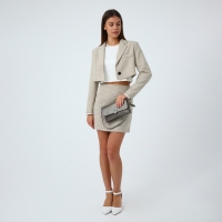 Сумка-клатч на магните, длинный ремень, цвет бронзовый Сумка-клатч на магните, длинный ремень, цвет бронзовый