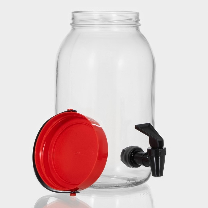 Кувшин стеклянный с краником Macro, 3 л Кувшин стеклянный с краником Macro, 3 л