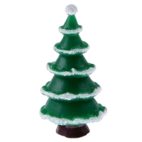 Новый год! Миниатюра кукольная &laquo;Снежная ёлка&raquo;, набор 3 шт., размер 1 шт. &mdash; 2 &times; 2 &times; 3 см