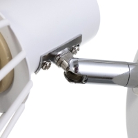 Бра с переключателем на проводе "Хлоя" Е14 40Вт белый 19х10х18см