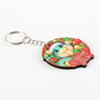 Брелок новогодний, для ключей, деревянный «С новым годом», 5,2 х 10 см Брелок новогодний, для ключей, деревянный «С новым годом», 5,2 х 10 см