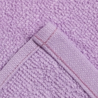 Набор махровых декоративных салфеток Этель "Вид 1" 30х30см-3шт, цвет сиреневый, 100% хлопок