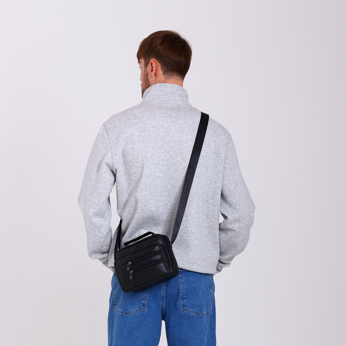 Сумка мужская, цвет чёрный Сумка мужская, цвет чёрный