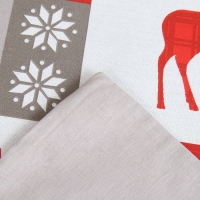 Постельное бельё &laquo;Этель&raquo; дуэт New Year's patchwork 143х215 см 2 шт,220х240см,70х70см-2шт,бязь 125г/м2