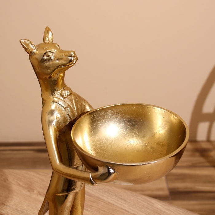 Блюдо Блюдо "Волк угощает" алюминий 20х25х42 см