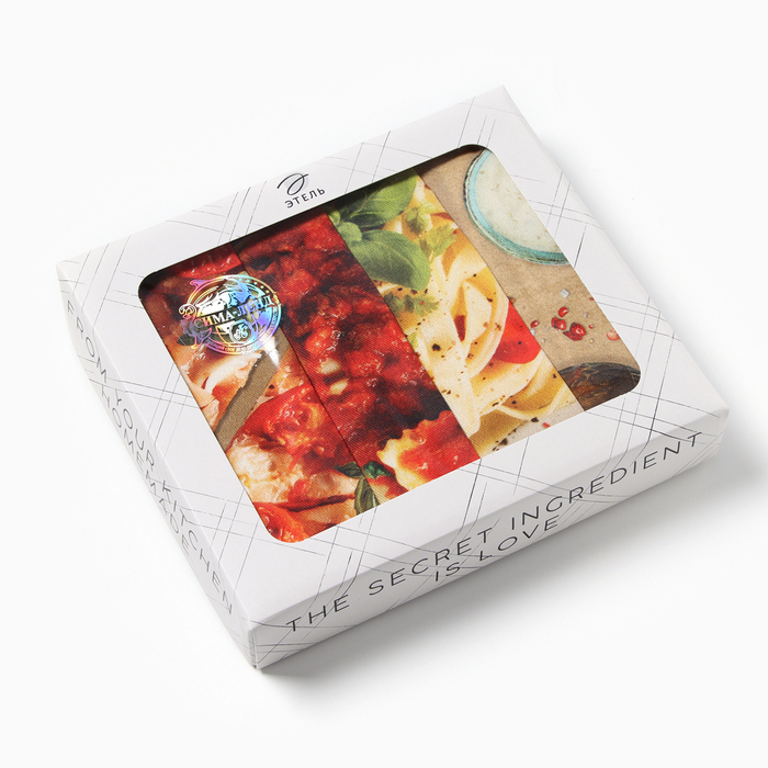 Набор полотенец "Этель" Italian food 4 шт, 100% хлопок