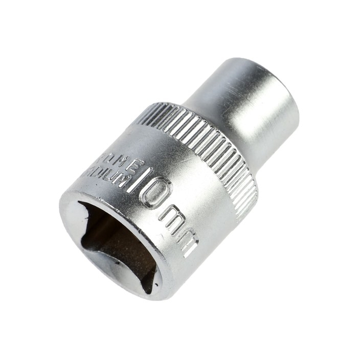 Головка торцевая шестигранная ТУНДРА, под квадрат 1/2 Головка торцевая шестигранная ТУНДРА, под квадрат 1/2", 10 мм, CrV