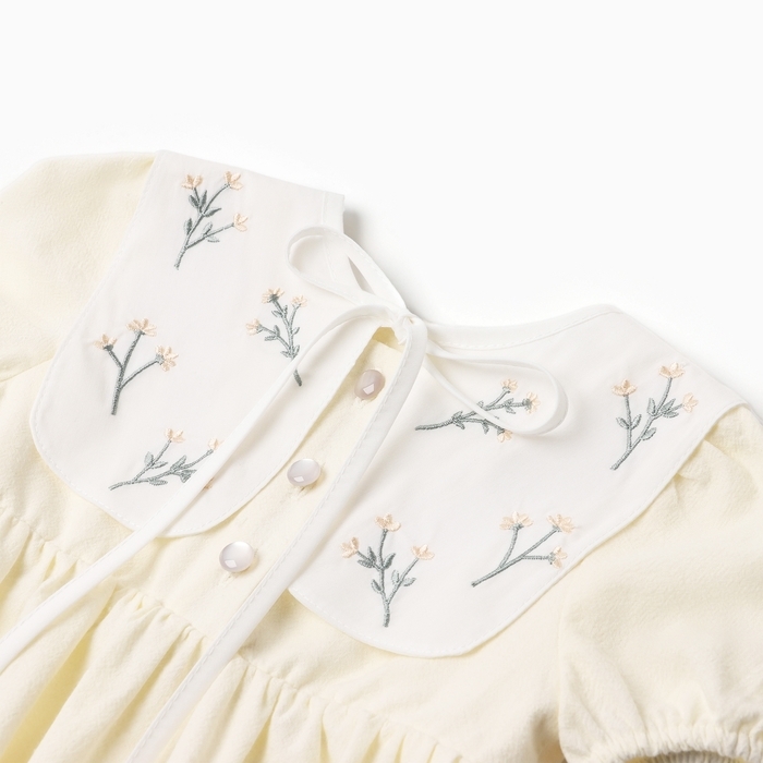 Платье для девочки MINAKU, цвет айвори, рост 68-74