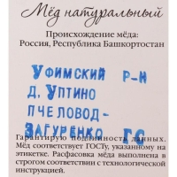 Цветочный мёд &laquo;Пасеки-250&raquo;, 250 г