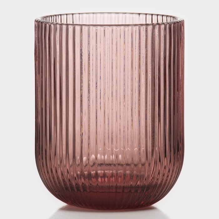 Стакан стеклянный Magistro &laquo;Грани&raquo;, 260 мл, 7,5&times;9,5 см, цвет сиреневый