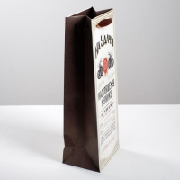 Пакет подарочный под бутылку, упаковка, «Настоящему мужику», 36 х 13 х 10 см Пакет подарочный под бутылку, упаковка, «Настоящему мужику», 36 х 13 х 10 см