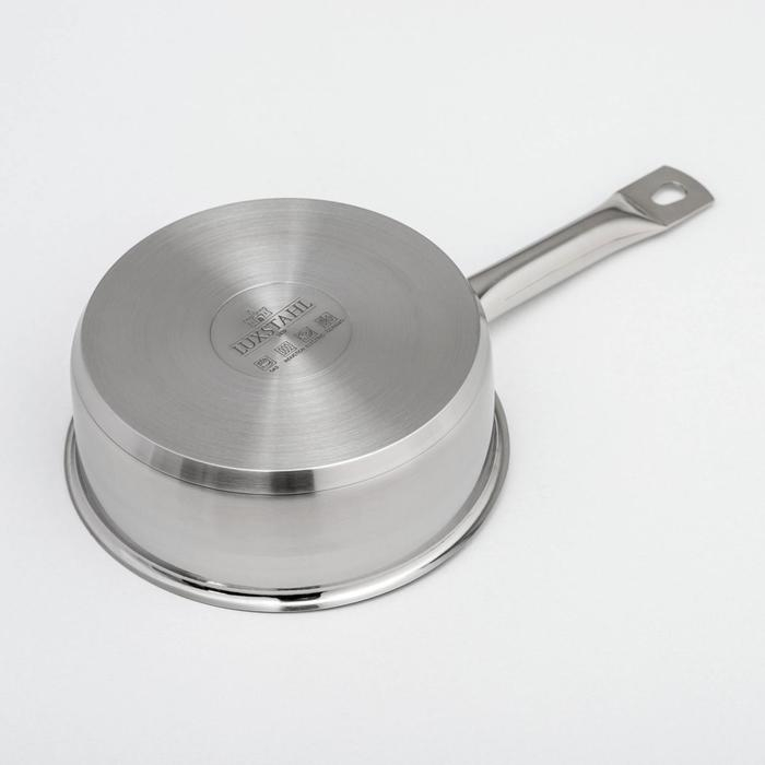 Сотейник, 1,7 л, d=18 см, h=6,5 см, металлическая крышка, капсульное дно, индукция Сотейник, 1,7 л, d=18 см, h=6,5 см, металлическая крышка, капсульное дно, индукция