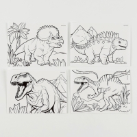 Фигурки &laquo;Динозавры&raquo;. Игровой набор: наклейки, магниты и раскраски