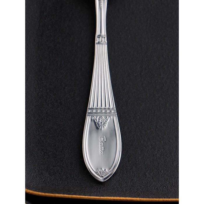 Ложка десертная из нержавеющей стали «Беркли», длина 17,5 см, толщина 2,5 мм, цвет серебряный Ложка десертная из нержавеющей стали «Беркли», длина 17,5 см, толщина 2,5 мм, цвет серебряный