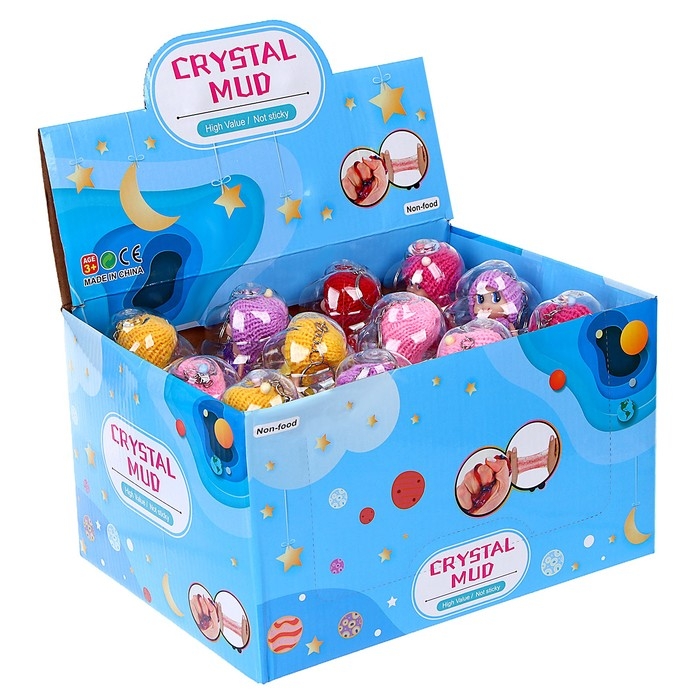 Лизун «Куколка» с игрушкой, цвета МИКС Лизун «Куколка» с игрушкой, цвета МИКС