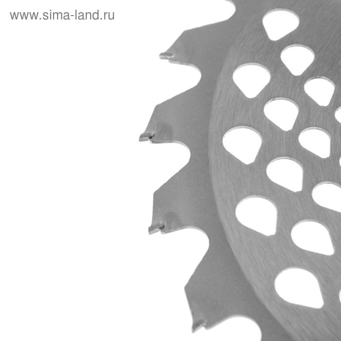 Нож для триммера ТУНДРА, 230 х 25.4 мм, 24 зуба Нож для триммера ТУНДРА, 230 х 25.4 мм, 24 зуба