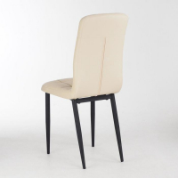 Стул "Квадро", Металл черный/AERO кремовый Стул "Квадро", Металл черный/AERO кремовый