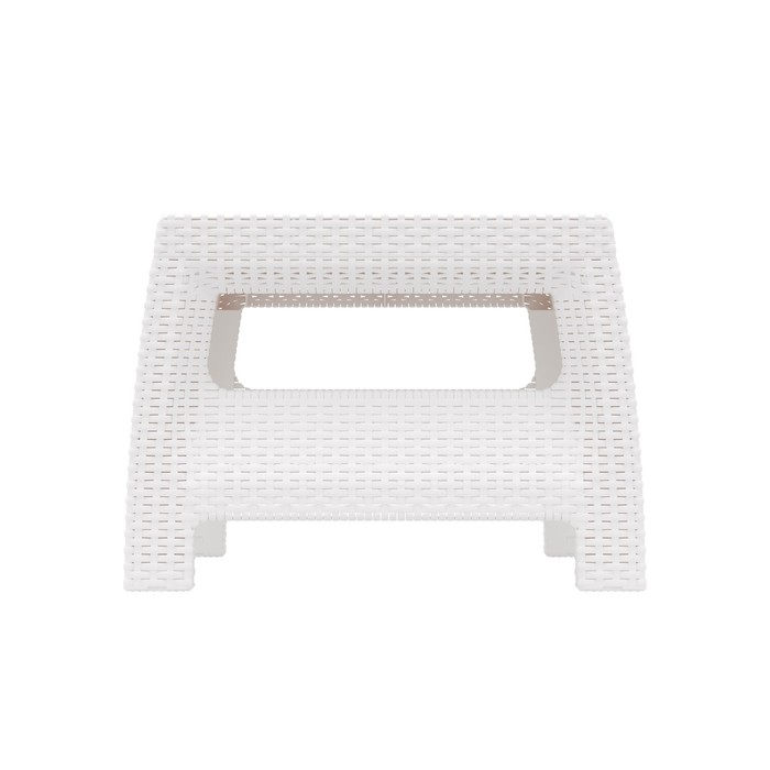 Стол "Ротанг", 76,5х57х42 см, цвет белый