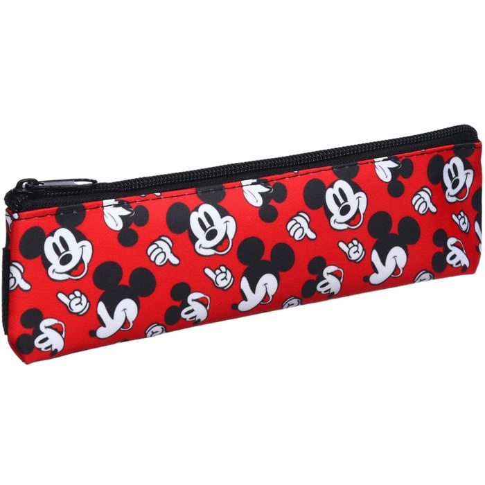 Пенал мягкий, 1 отделение, 55х200 мм, с резинкой, Микки Маус Пенал мягкий, 1 отделение, 55х200 мм, с резинкой, Микки Маус