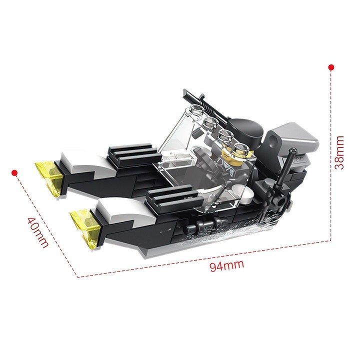 Конструктор Спецназ &laquo;Катер&raquo;, 61 деталь