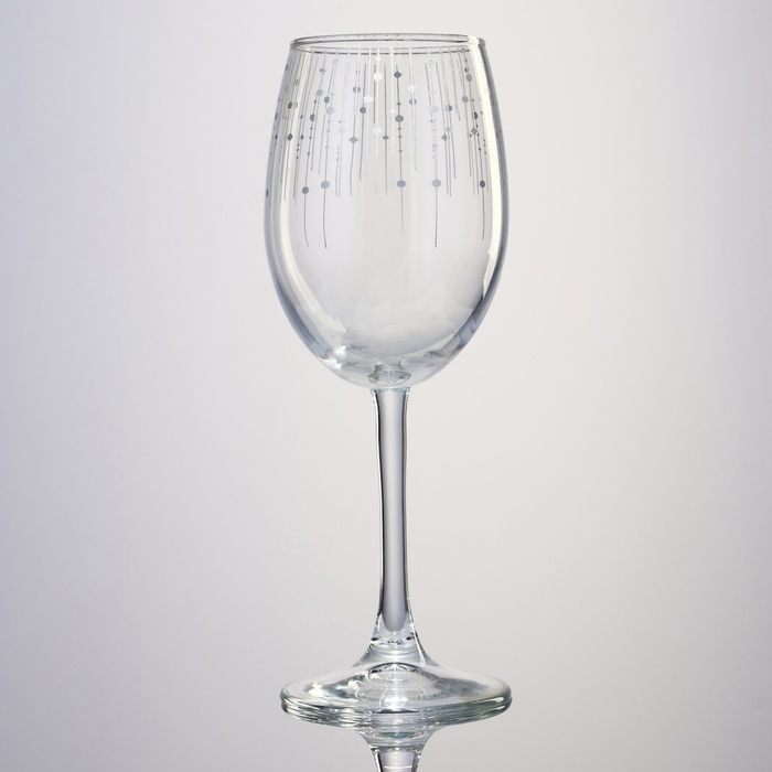 Бокал для вина &laquo;Серебряный дождь &raquo;, 360 мл