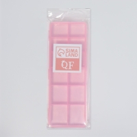 Органайзер для декора, 12 секций, размер 18,4 &times; 6,7 &times; 2 см, цвет прозрачный/розовый